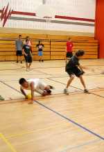 Photo of youth playing in a gymnasium